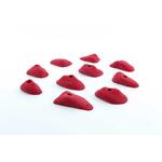 Kilter Keith's Thumbprints 8 red M (10 tak) Medium Puffy Knobs 